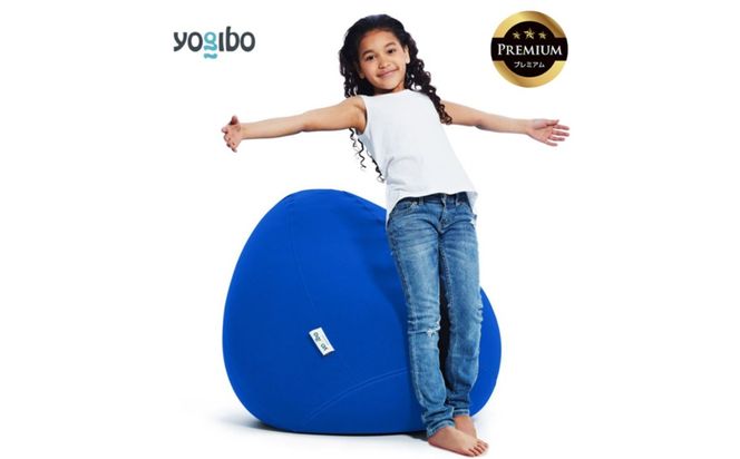 Yogibo Zoola Drop Premium（ヨギボー ズーラ ドロップ プレミアム）＜ロイヤルブルー＞【ビーズクッション ビーズ 座椅子 椅子 クッション ビーズソファー ビーズソファ 新生活 プレゼント インテリア 家具 ベッド ゲーム】-[G787-8]