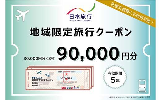 日本旅行 地域限定旅行クーポン 90,000円分 旅行 クーポン 利用券 チケット 旅行クーポン 宿泊 宿 旅館 ホテル レジャー 体験 交通 観光 トラベル 加賀市 復興 震災 コロナ 能登半島地震復興支援 北陸新幹線 F6P-1021