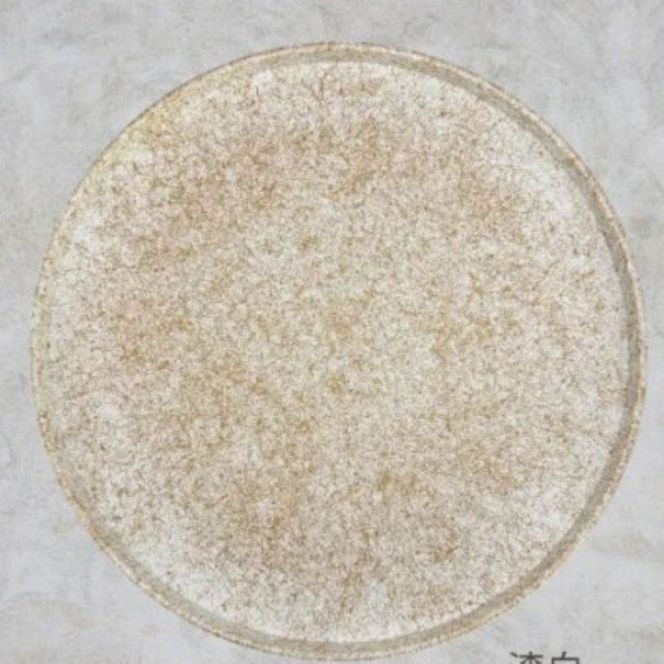 木製 丸トレイ 乱糸（マット仕上げ）漆白［NF67］ 303446_CU90034VC03