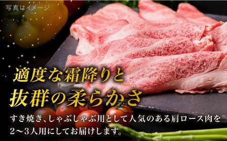 【全3回定期便】高級霜降り 肩ロース スライス 500g A4ランク 糸島 黒毛和牛 糸島市 / 糸島ミートデリ工房 [ACA305]