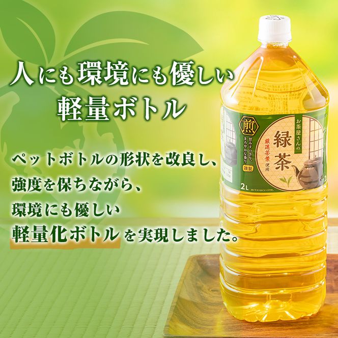 【ふるさと納税】【3回定期】緑茶 茶 2L 12本 お茶 煎茶 日本茶 飲み物 飲料 ドリンク ヘルシー 水分補給 飲みやすい 