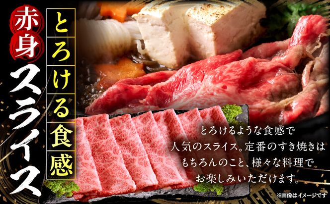 「畜産農家応援」 宮崎牛赤身(ウデorモモ) スライス 【500g】_kn085-006