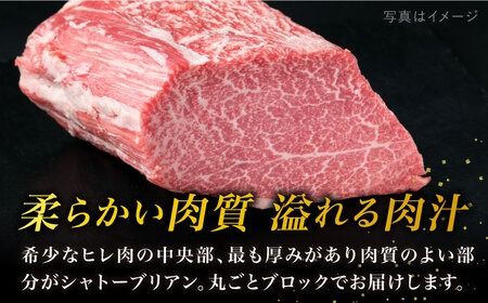 【全12回定期便】【極上 シャトーブリアン ブロック】 600g A4ランク 博多和牛 糸島市 / 糸島ミートデリ工房 [ACA355] ステーキ ヒレ ヒレ肉 フィレ ヘレ ブロック 牛肉 赤身 黒毛和牛