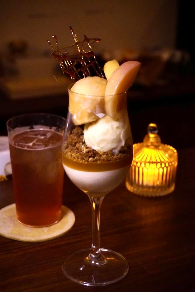 LuIEN パフェセット券 チケット 食事券 カフェ スイーツ パフェ 旬のパフェ 大人気スイーツ カフェLuIEN 東京都 墨田区