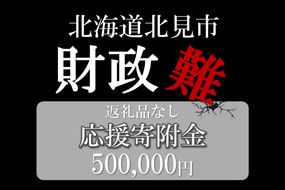 【返礼品なし】北海道北見市 応援寄附(500,000円分)【223-0007】