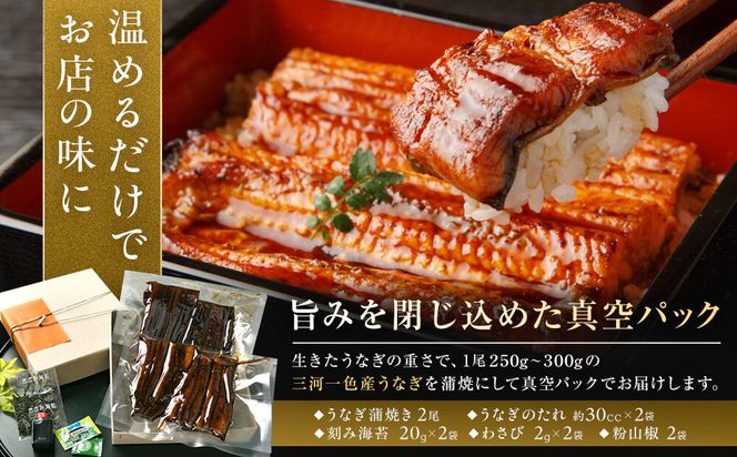 【極上三河一色産】うなぎ蒲焼 2尾（名古屋の名店「熱田蓬莱軒」 直伝） 232238_AA02-PR