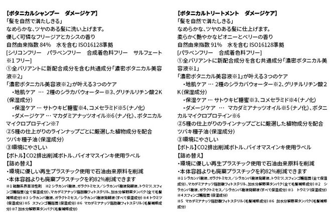 《訳あり品》 BOTANIST ボタニスト ボタニカル シャンプー＆トリートメント セット【ダメージケア】|10_ine-170101d