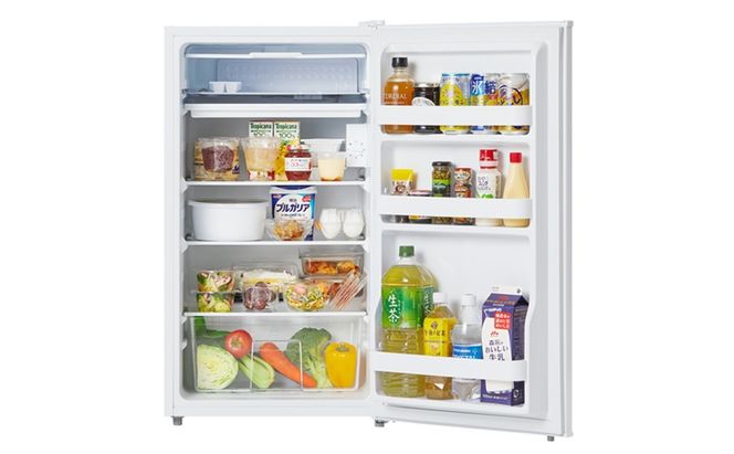 冷蔵庫 93L IRJD-9B-W ホワイト 冷蔵庫 小型 93L アイリスオーヤマ 一人暮らし ひとり暮らし 1ドア おしゃれ ミニ冷蔵庫 小型冷蔵庫 単身 寮 コンパクト 温度調節 7段階 右開き 省エネ