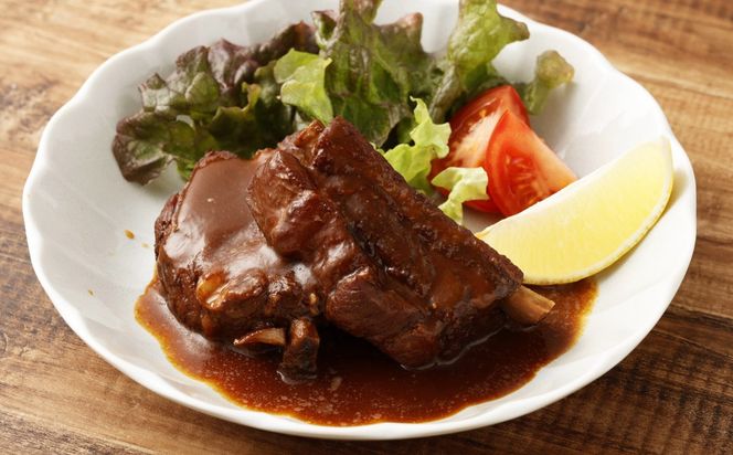 ほろりトロトロ絶品 骨付スペアリブの赤ワイン煮込み 約200g×3袋 計約600g 冷凍