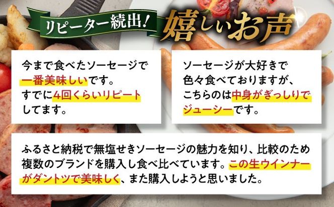 【全12回定期便】本場ドイツで連続金賞受賞！ 生ウインナー 5種 30本 + 生ハム《糸島》【糸島手造りハム】 [AAC012]