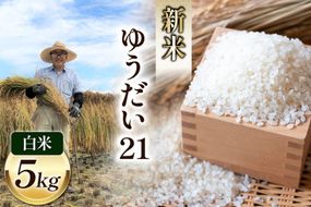 米 令和8年 ゆうだい21 白米 お米 5kg [穂足農園 山梨県 韮崎市 20745225] お米 ご飯 ごはん こめ コメ 美味しい 5キロ