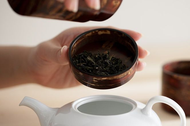 角館樺細工《藤木伝四郎商店》素筒 茶筒（大）無地皮 角館工芸協同組合|02_kdk-480101