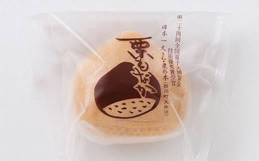 FYN6-158 【西川町銘菓】日本一大きな栗の木「栗もなか」 3個入 全国菓子博覧会 技術優秀賞受賞 和菓子 最中 山形県 西川町