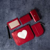 ランドセルリメイク 小物5点セット / Lジップ財布・キーケース・カードケース・パスケース・ポーチ / ランドセル リメイク アップサイクル 財布 名刺入れ