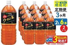 《定期便3ヶ月》ウーロン茶 伊藤園 ＜2L×6本＞【2ケース】 [ふるさと納税 お茶 ウーロン茶 ペットボトル 国産 まとめ買い 伊藤園]|10_itn-251203