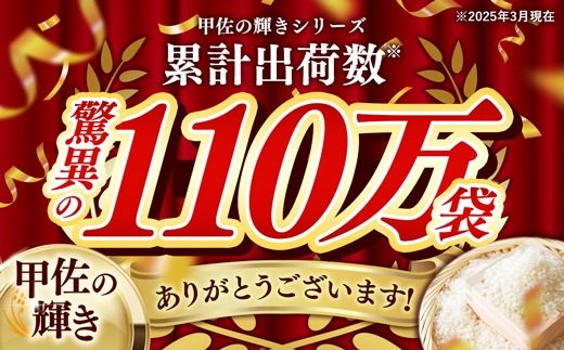 【先行受付】新米 令和7年産『甲佐の輝き』精米10kg（5kg×2袋）【2025年10月より配送月選択可！】- 国産 白米 精米 お米 ブレンド米 複数原料米 訳あり 厳選 マイスター 生活応援 ひのひかり 森のくまさん おすすめ 熊本県 甲佐町【価格改定XJ】