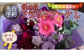 【 母の日 】 ブーケ L ・ 花色 おまかせ ギフト プレゼント 花 お祝い 贈答 記念日 [CT096ci]