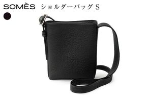 SOMES BC-02 ショルダーバッグ S ブラック [ソメスサドル 北海道 砂川市 12261061] バッグ バック ショルダーバック 斜め掛け 斜めがけ カバン 鞄 かばん 黒 革 本革 レザー おしゃれ 国産 日本製 メンズ レディース ギフト 贈り物 ふるさと納税