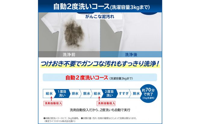 東芝　洗濯機【標準設置費込み】洗剤・柔軟剤自動投入モデル　9kg洗濯機　AW-9DP5(W) 141305_KV109