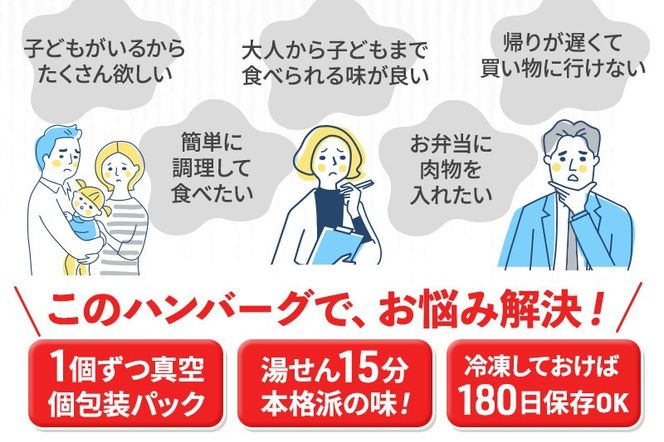 《定期便7ヶ月》昔懐かしいトマト系デミグラスソースハンバーグ (160g×8個)×7回 惣菜 おかず 肉 洋食 お試し 簡単 湯煎 湯せん レンチン 個包装|06_thm-040107