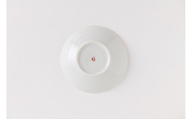 ４号皿揃　染付瓔珞文時代画風 172111_CY4007
