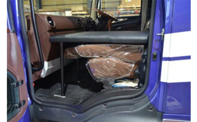 日野 17レンジャー　フラットキット　助手席用（2種） 車 部品 車両 ワイドボディ 標準ボディ ブラックレザー マットブラック 