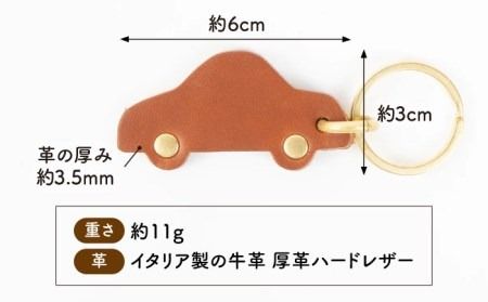 【年内発送】車 の レザー チャーム 糸島市 / LADIES＆GENTLEMEN [ADK049] 革製品 小物 チャーム キーホルダー 革 レディース メンズ