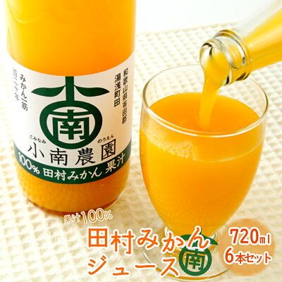 AY6006_田村みかんジュース 720ml × 6本セット