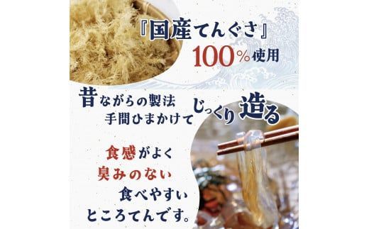 ところてん 【１袋２食入り×5個セット】 国内産原料 ヘルシー ミネラル こんにゃく スイーツ デザート おやつ H183-004