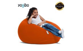 Yogibo Drop Premium（ヨギボー ドロップ プレミアム）＜オレンジ＞-[G763-18]