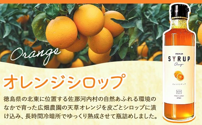 フルーツシロップ 天草オレンジ・キウイ セット 270ml×2本 KAWAZOE FRUIT《90日以内に出荷予定(土日祝除く)》シロップ フルーツソース かき氷 調味料 炭酸水 食品 贈り物 プレゼント 内祝 出産祝い 出産内祝い 誕生日 徳島県 佐那河内村---sanagouchi_kzf_2_2hn---