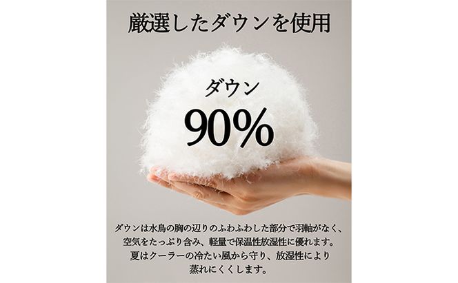 【春夏用】洗える羽毛肌掛け布団シングルサイズダウン90％0.3kg洗濯可能北欧調ガーブカーサイエロー 寝具 立体キルト フィット 片寄り防止 肌触りが良い 抗菌 消臭 均一な暖かさ 