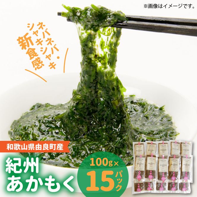BB6231_紀州あかもく［由良町産］100g×15パック（2025年産）