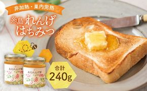 糸島 れんげはちみつ 120g×2【ヴァンベールフーズ】レンゲ / 蜂蜜 / れんげ蜜 [AFJ003]