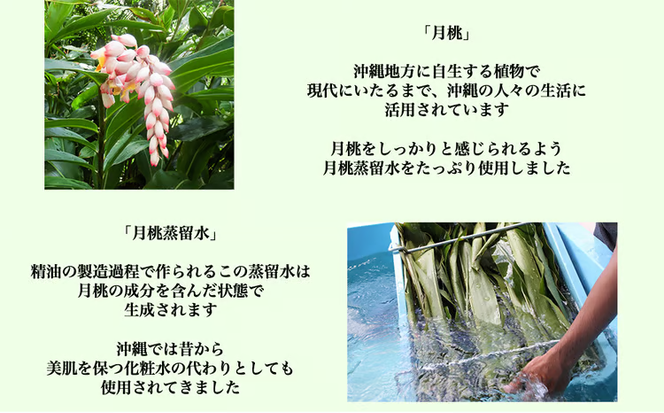 月光オールインワンローション200ml（香り付き）×３本　もっちり　保湿　肌ケア　月桃　低刺激