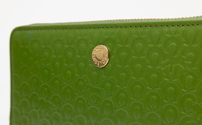 豊岡工房 イタリア製牛革 馬九行久 コインが分けられる長財布（4269）グリーン / 長財布 イタリアンレザー ４つに仕切られた小銭入れ メンズ レディース 財布 さいふ サイフ 国産 日本製 小田清株式会社