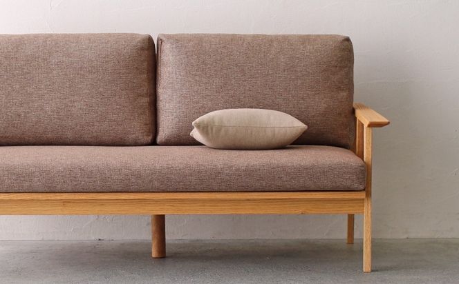 ミニクッション 長方形 カプリス アイボリー 約 42cm × 26cm クッション ソファ 生地 秋山木工 秋山木工株式会社 国産 静岡県 藤枝市