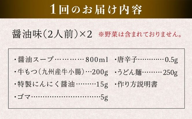【全6回定期便】国産 ・ 完全 無添加 もつ鍋 セット ×2 ( 約 4人前 ) しょうゆ味 糸島市 / 博多 浜や[AFF015] もつ鍋福岡 もつ鍋名物 もつ鍋無添加 もつ鍋国産 もつ鍋もつなべ もつ鍋モツ もつ鍋鍋セット もつ鍋うどん もつ鍋博多