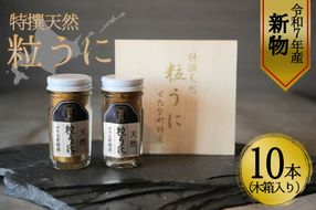 【令和7年新物】特撰粒うに木箱10本入り せたな町 ふるさと納税