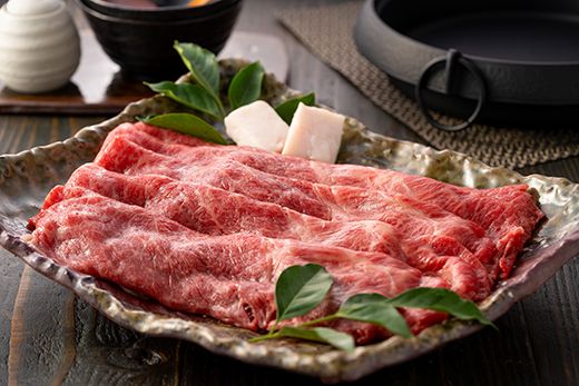 【4等級以上】【近江牛　ウデ】すき焼・しゃぶしゃぶ用【500ｇ】【BI02W】（滋賀県　近江八幡市）