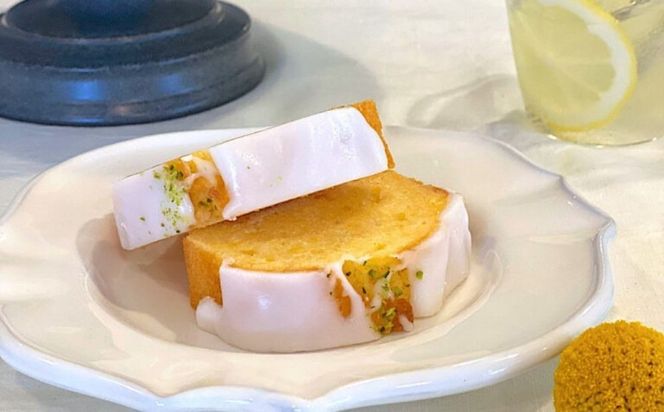 保存料・着色料は使用せず、三重県産高級小麦粉を使ったHideka.5のパウンドケーキ　ウィークエンドシトロン　フルサイズ1本　Hideka.5【パウンドケーキ お取り寄せ グルメ スイーツ お菓子 おやつ 洋菓子 ケーキ ギフト 贈り物 三重県 四日市市 四日市】