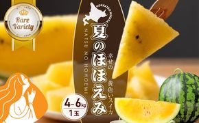 《2026年分受付中》黄色いスイカ夏のほほえみ1玉(4～6kg)【01146】