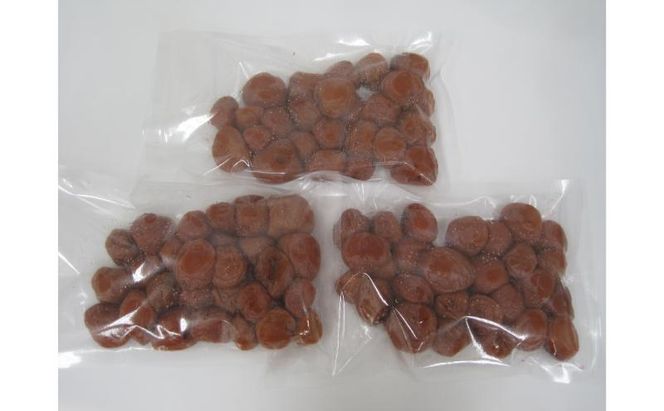 若狭のすっぱい梅干し(品種は新平太夫か福太夫)　訳あり品　(300gを3袋、合計900g)　シソ漬け 梅 ウメ 若狭町