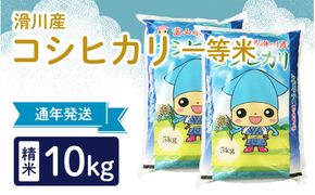 滑川産コシヒカリ（精米10kg）[C-007002]