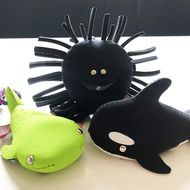 うみのなかまたちセット(1)ウニ子・ジンベイ・ミニシャチ 雑貨 日用品 キャラクター 詰め合わせ 