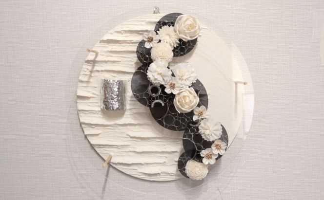 ウォールデコ/サークル(3) インテリア オリジナル 立体インテリア 壁 装飾 花 フラワー アクリル 金属  おしゃれ ギフト プレゼント 岐阜県 海津市