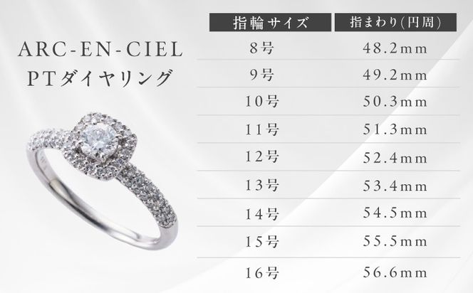 TUC0013-2 【高島屋選定品】プラチナダイヤモンド リング 中石ダイヤ 0.3ct D IF 3EX (GIA)【鑑別書付き ARC-EN-CIEL (アルカンシェル) ジュエリー プレゼント ギフト ファッション アクセサリー 贈り物 贈答 お祝い 記念日】 
