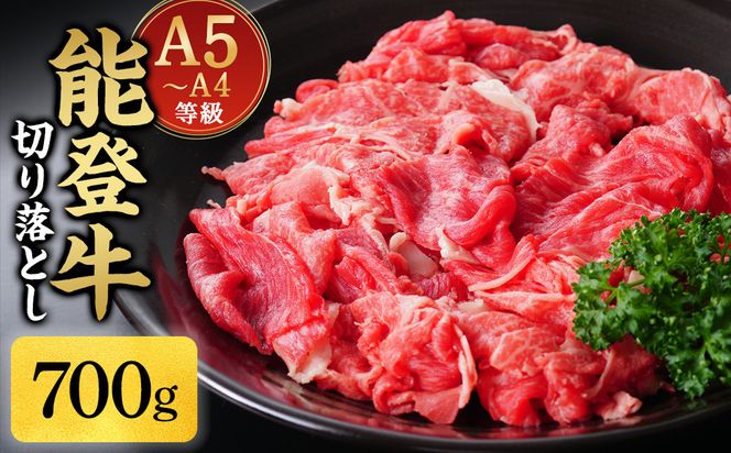 A5・A4ランク　石川県産　黒毛和牛　切り落とし700g　能登牛 172111_CD003