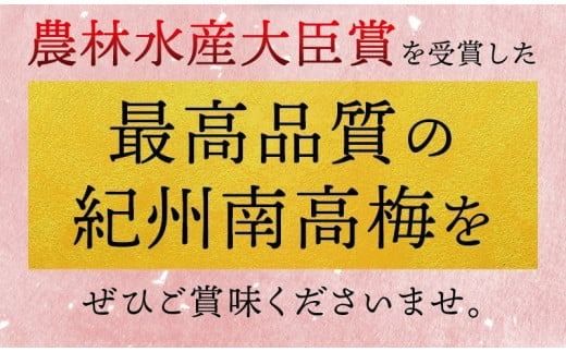 最高級紀州南高梅・大粒優梅 1kg　無添加【ご家庭用】 / 梅干 梅干し 梅 うめ 南高梅 家庭用【inm510B】