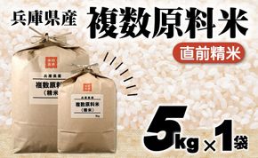 【７営業日以内発送】兵庫県産 複数原料米 5kg 精白米 令和７年産 【城口商店】ブレンド米 米 お米 5kg 米5kg 兵庫県産 令和7年産 R7年産 2025年産 精米